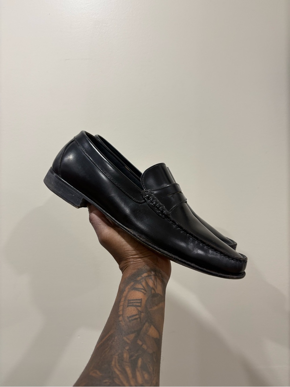 Vintage Leather Penny Loafers